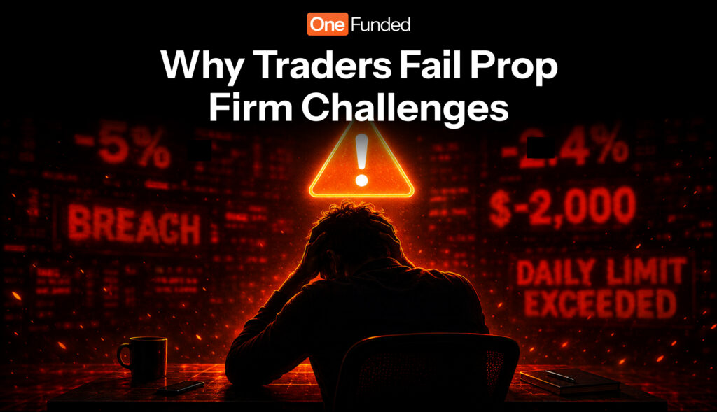 why traders fail prop firm challenges